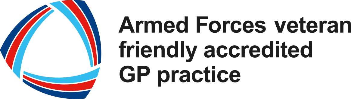 armed forces veteran friendly accredited practice logo